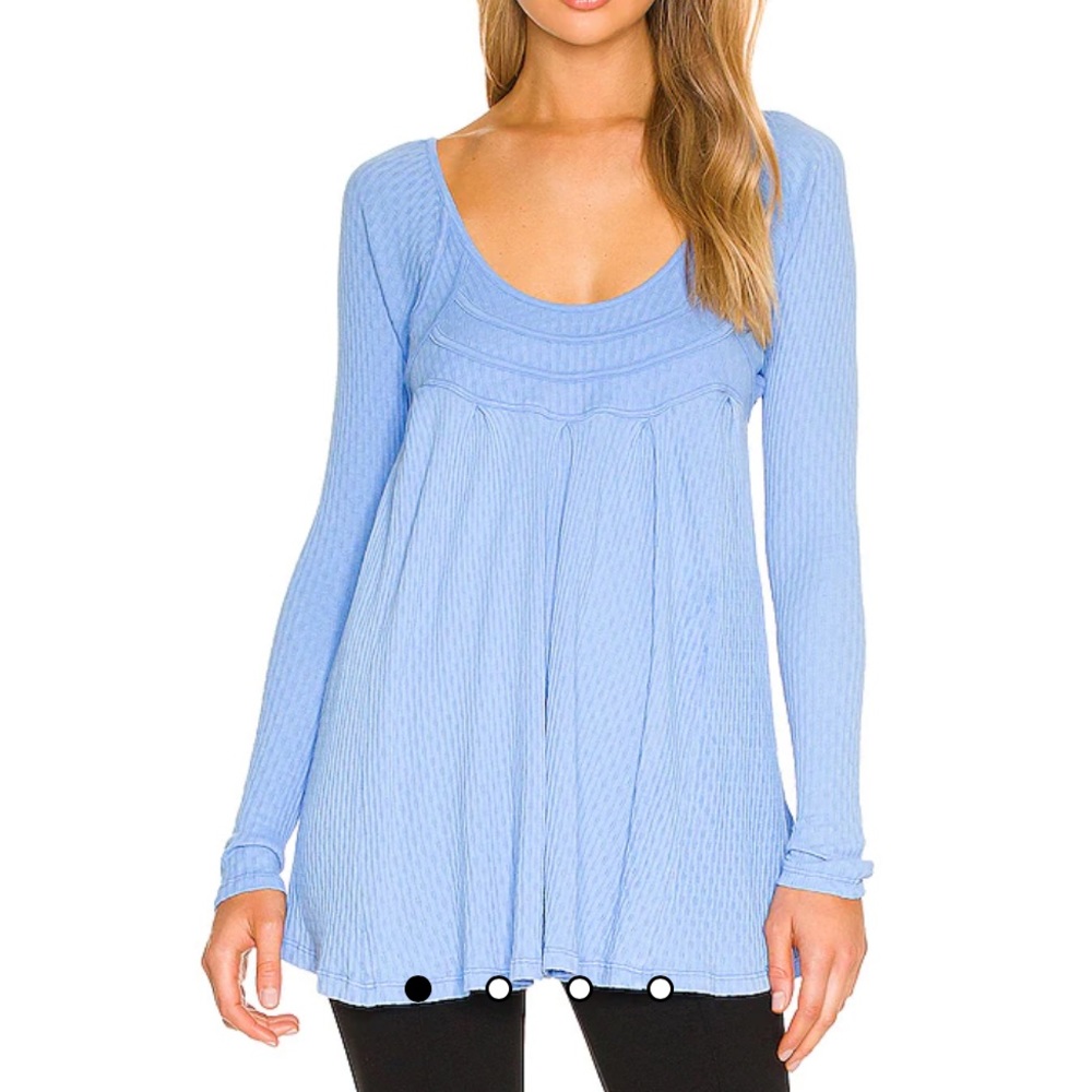 Free People It’s Always You Top Cornflower Blue